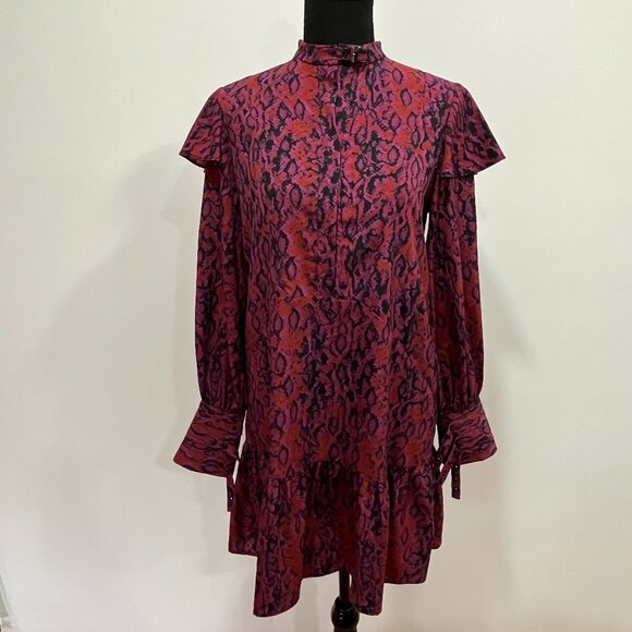 Edgy Koché CollectivePython Buckle Dress, Size 34 - Picture 7 of 11